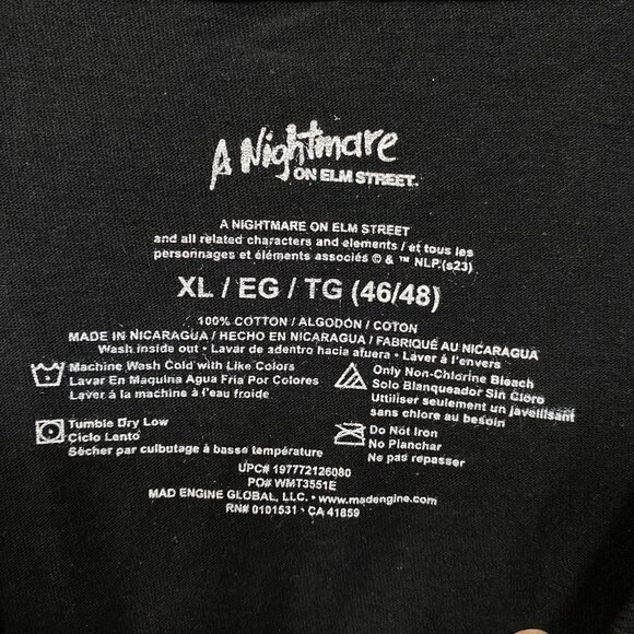 A Nightmare on Elm Street Ready or Not Graphic T-Shirt XL - Picture 4 of 4